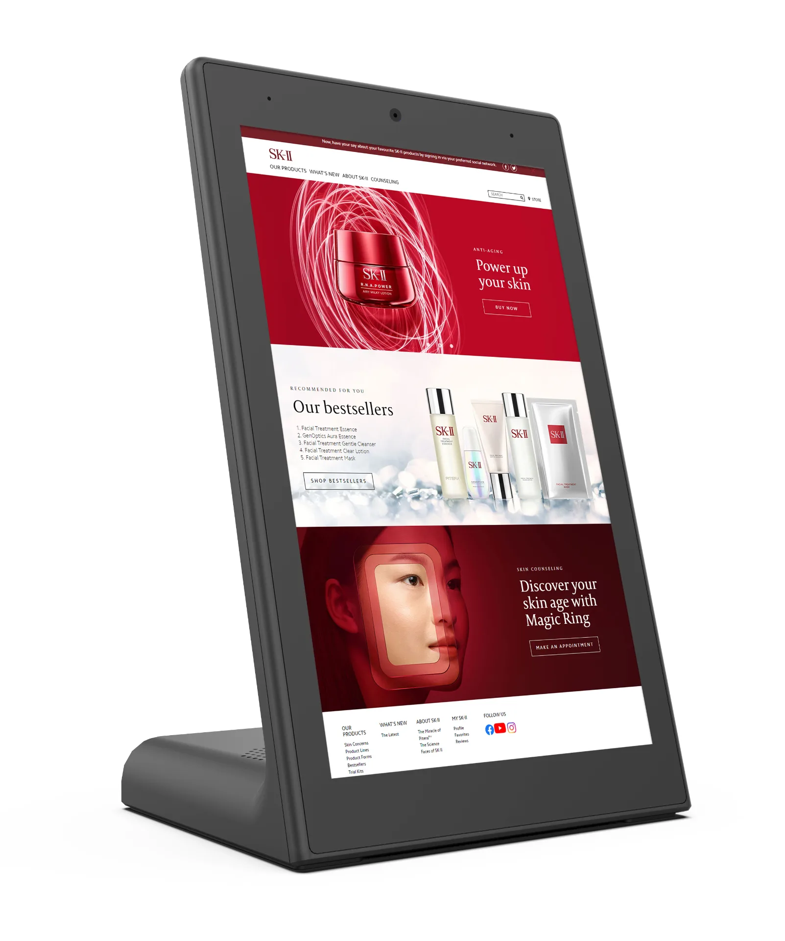 YLS8017T 8" L-Shaped Android All-in-One Machine