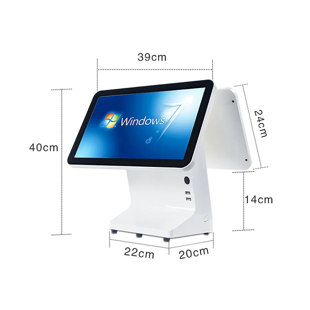 YN-i8 15" Dual-Screen POS Machine image 4