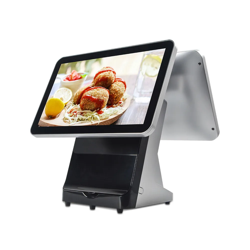 YN-i9 15.6" Dual-Screen POS Machine image 2