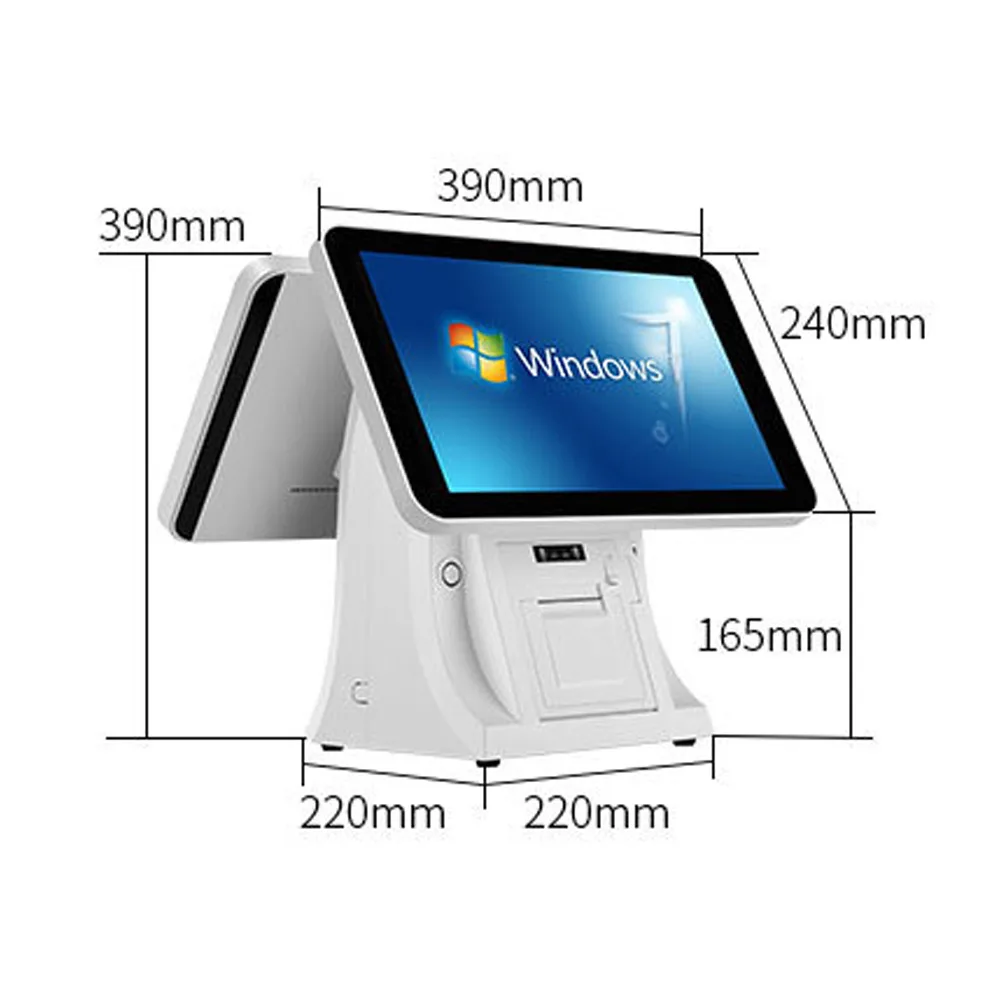 YN-Q3 15.6" Dual-Screen Touch AIO Cash Register image 4
