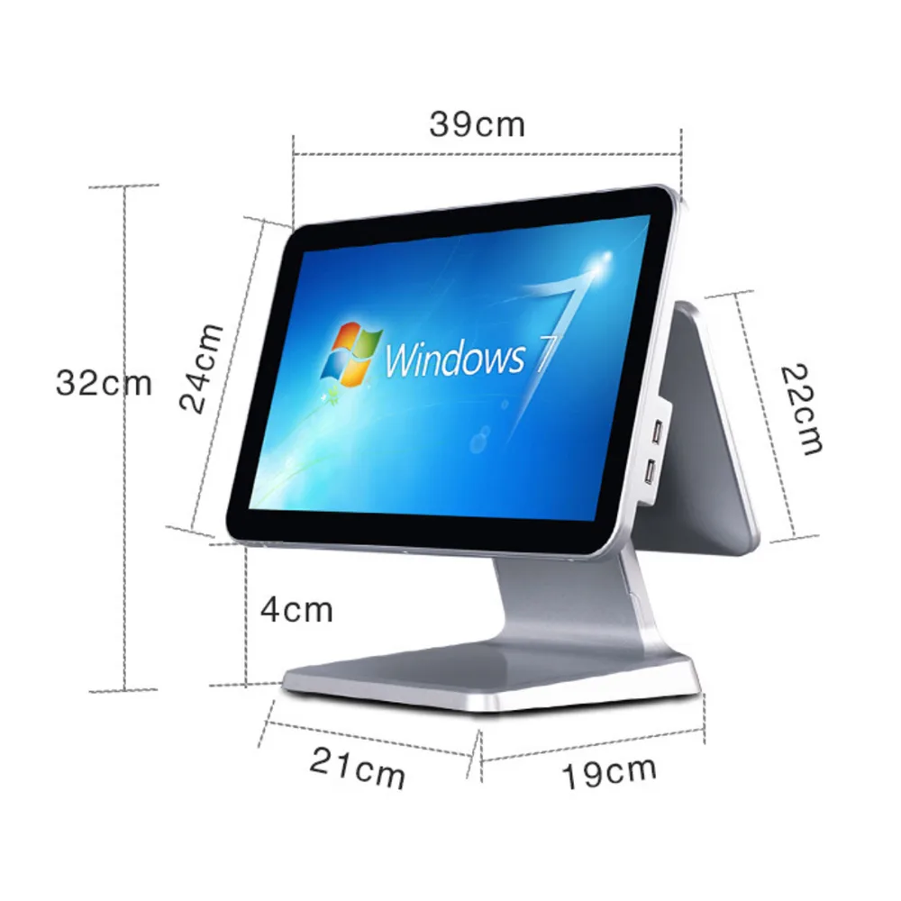 YN-i1S 15" Dual-Screen POS Machine image 5