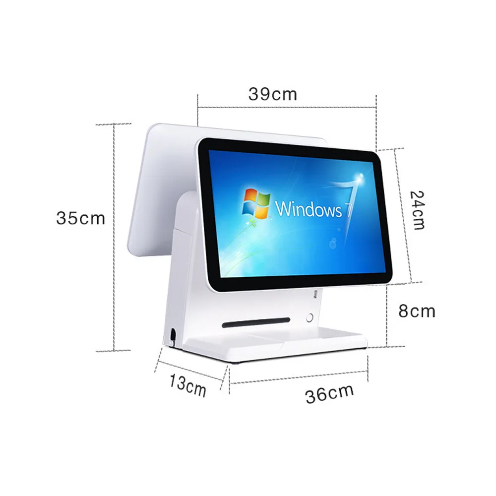 YN-Q8 15.6" Dual-Screen Touch AIO Cash Register image 4